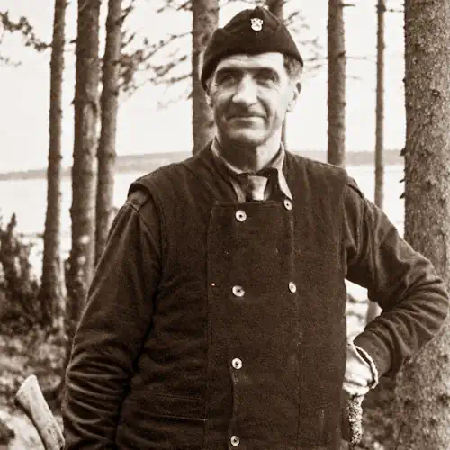 Porträtt av Gustav Karlsson (Tämta-Karlsson)