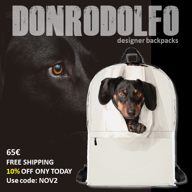 donrodolfo ryggsäck med personligt motiv 11